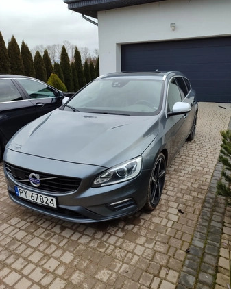 Volvo V60 cena 76400 przebieg: 114000, rok produkcji 2015 z Poznań małe 211